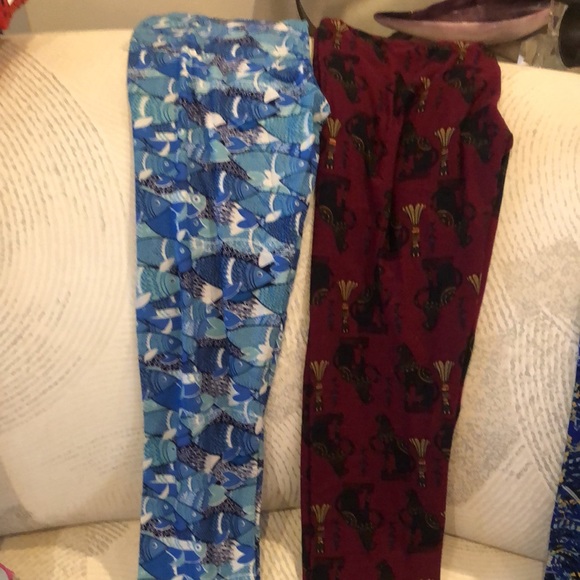 LOOK! Lularoe One Size leggings. 20+ different patterns available! 1 tween size - Picture 2 of 15